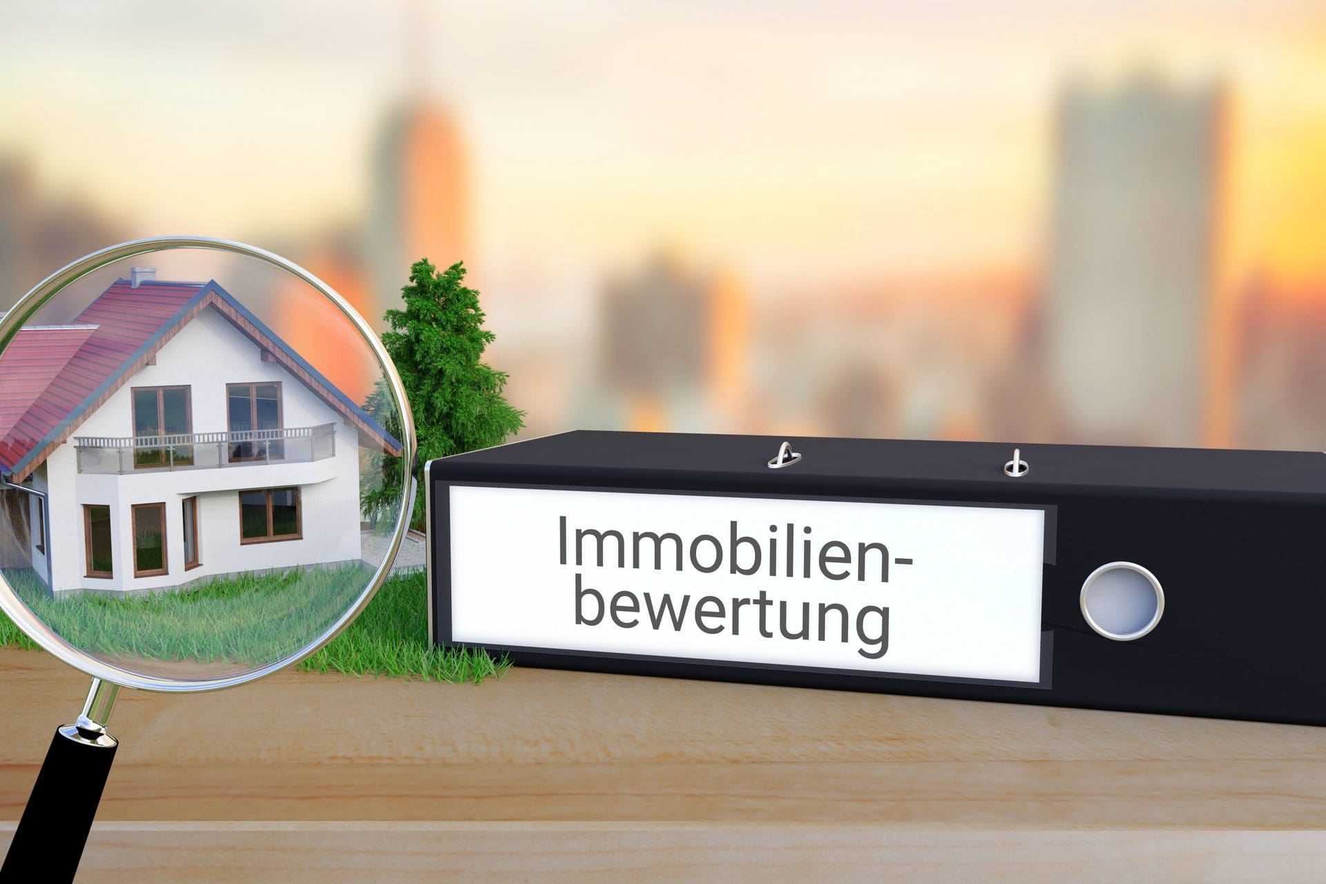 Die Immobilienbewertung (Haus, Grundstück) kann als vom Immobiliengutachter als Kurzgutachten oder Vollgutachten vorgenommen werden. Häufig besteht Bedarf für die Wertermittlung / ein Verkehrswertgutachten bei einem Immobilienverkauf. Genutzte Verfahren sind z.B. das Sachwertverfahren und das Ertragswertverfahren. (© MQ-Illustrations / stock.adobe.com) Die Immobilienbewertung (Haus, Grundstück) kann als vom Immobiliengutachter als Kurzgutachten oder Vollgutachten vorgenommen werden. Häufig besteht Bedarf für die Wertermittlung / ein Verkehrswertgutachten bei einem Immobilienverkauf. Genutzte Verfahren sind z.B. das Sachwertverfahren und das Ertragswertverfahren. (© MQ-Illustrations / stock.adobe.com)